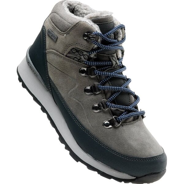 Hi-Tec Damskie buty zimowe Hi-tec Midora Mid Wp Wo's middle grey/dark grey/lake blue rozmiar 37