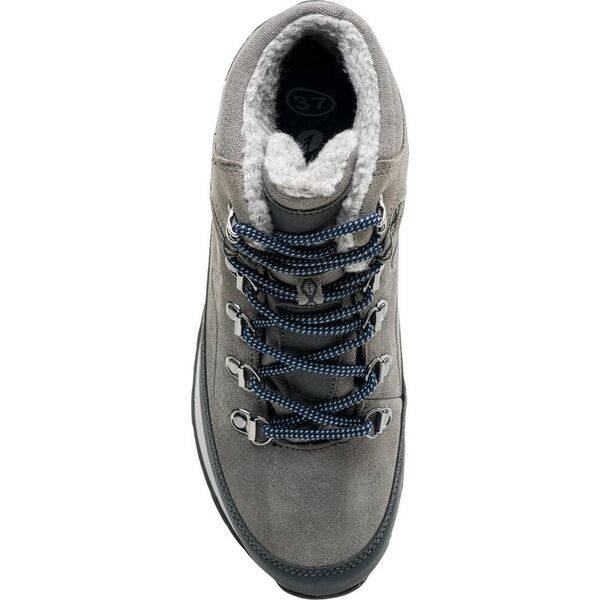 Hi-Tec Damskie buty zimowe Hi-tec Midora Mid Wp Wo's middle grey/dark grey/lake blue rozmiar 37