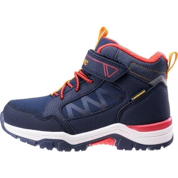 hitec Dziecięce buty trekkingowe Hi-Tec Girvine MID WP JR granatowo-pomarańczowe rozmiar 32