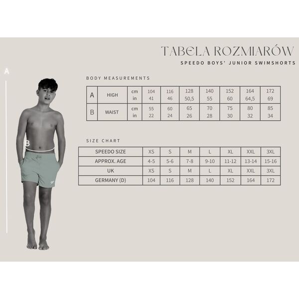 Speedo Dziecięce Szorty ESSENTIALS 13" WSHT JM