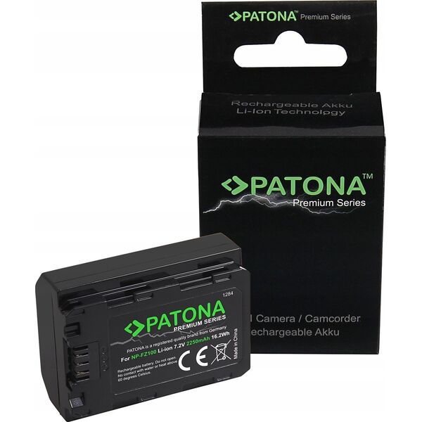 Akumulator Patona PATONA 1284 bateria do aparatu/kamery Litowo-jonowa (Li-Ion) 2040 mAh