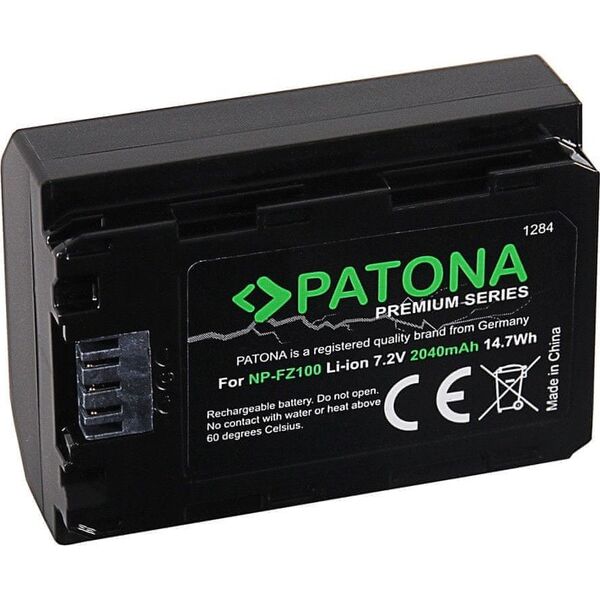 Akumulator Patona PATONA 1284 bateria do aparatu/kamery Litowo-jonowa (Li-Ion) 2040 mAh