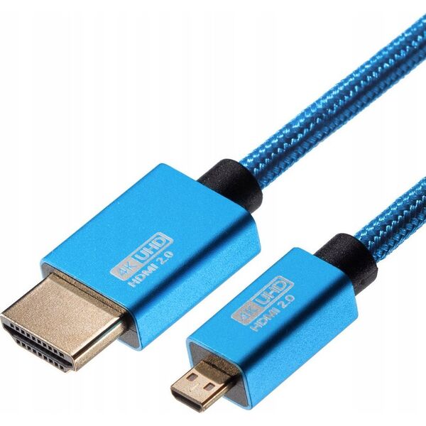 Kabel Baseus Kabel wideo Mathorn MVC-40AD HDMI - HDMI 2.0 4K 60Hz 18Gbps 40cm