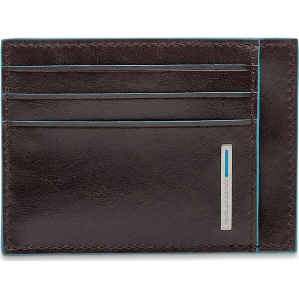 Piquadro Piquadro, Blue Square, Δερμάτινη, Θήκη Καρτών, PP2762B2R, Mogano, Unisex Unisex