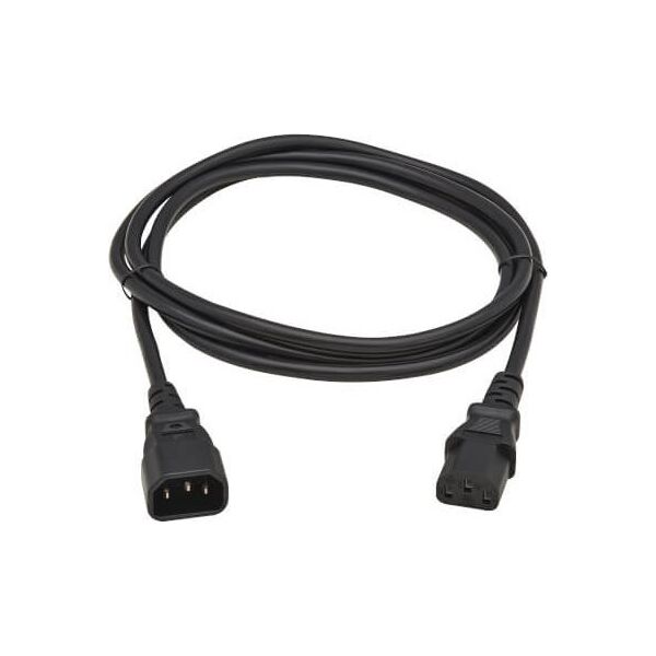 Kabel zasilający Eaton EATON TRIPPLITE PDU Power Cord C13 to C14 - 10A 250V H05VV-F 2M Black