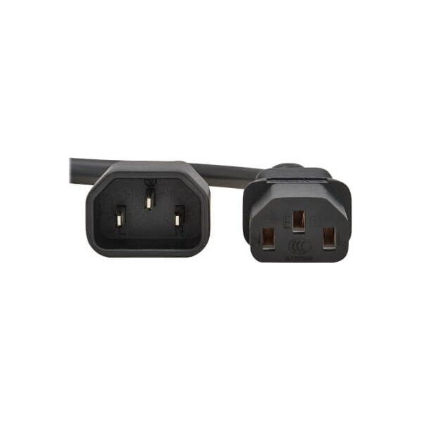 Kabel zasilający Eaton EATON TRIPPLITE PDU Power Cord C13 to C14 - 10A 250V H05VV-F 2M Black