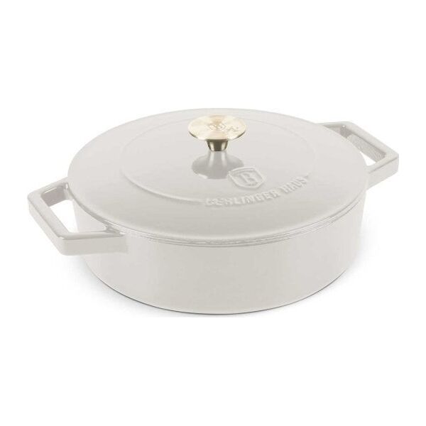 GARNEK ŻELIWNY 26cm PŁASKI BERLINGER HAUS BH-6530 SAHARA