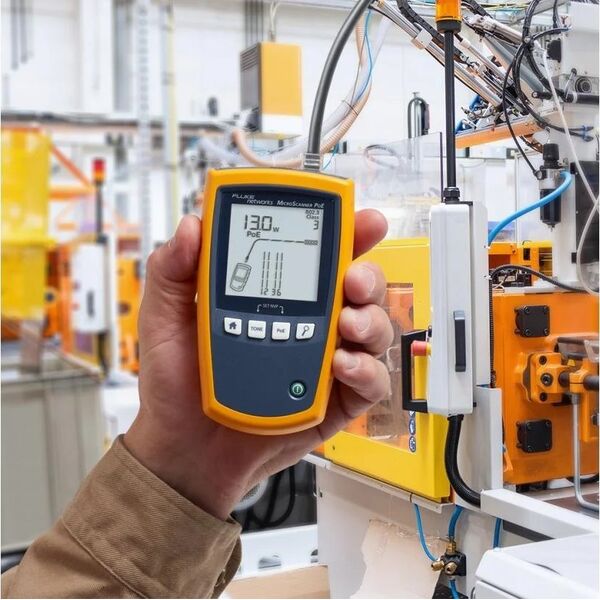 Fluke networks FLUKE FL-MS-POE-KIT Tester do weryfikacji okablowania MicroScanner PoE z dodatkowym wyposażeniem