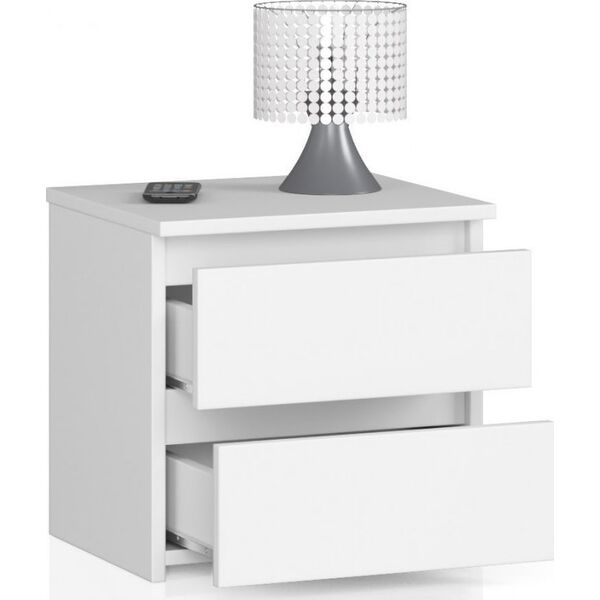 Nore Κομοδίνο NORE CL2 40 cm, λευκό 8450628 5901738164475