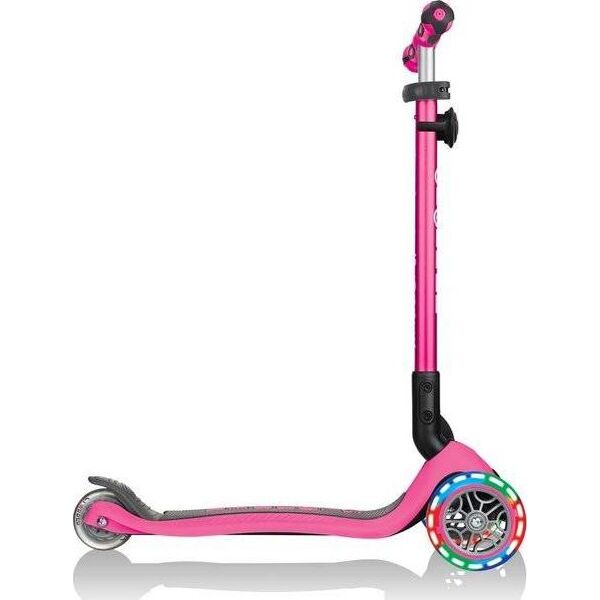 Hulajnoga Globber GO-UP Deluxe Lights Różowy (4100301-0343)