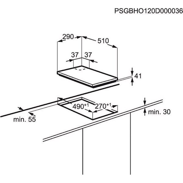 Εστία Electrolux EGG3322NVX