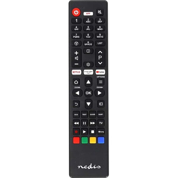 Πιλότος RTV Nedis Nedis TVRC45TCBK πιλότος Υπέρυθρες TV Πατήστε τα κουμπιά