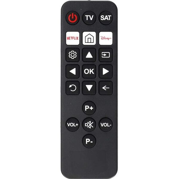 Τηλεχειριστήριο Nedis Nedis TVRC23SNBK τηλεχειριστήριο Υπέρυθρη τηλεόραση Πατήστε τα κουμπιά 13840878 5412810000000