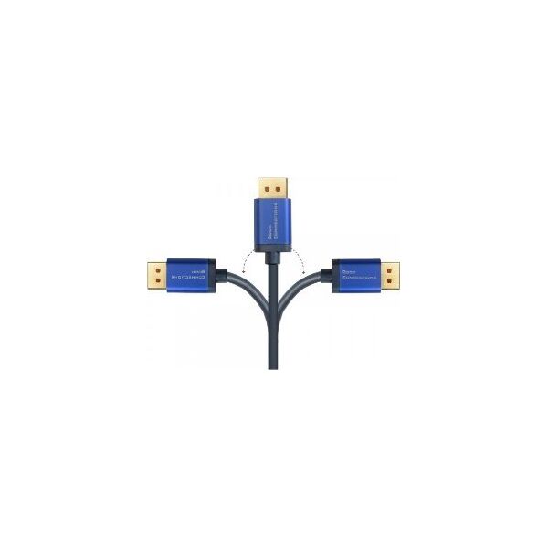 Καλώδιο Alcasa Alcasa 4824-SF020B καλώδιο DisplayPort 2 m Mini DisplayPort Μπλε