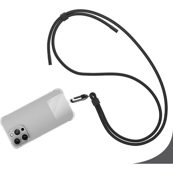 4smarts 4smarts Universal Κολιέ PhonoLace, μαύρο