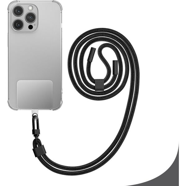4smarts 4smarts Universal Κολιέ PhonoLace, μαύρο