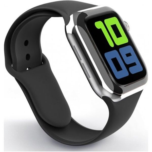 Swissten Silicone band for apple watch 42-44 mm black