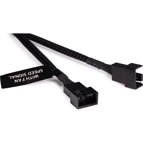 Alphacool Alphacool Y-Splitter 4-Pin σε 3x 4-Pin PWM 30cm - μαύρο