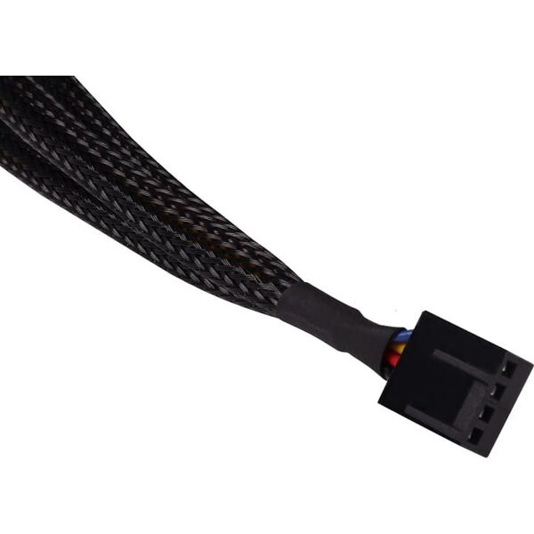 Alphacool Alphacool Y-Splitter 4-Pin σε 3x 4-Pin PWM 30cm - μαύρο