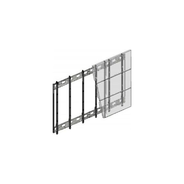 Hagor HAGOR VWR 2x3 55 Landscape feinjustierbarer Videowall Mehrfachrahmen Tragl pro display 30kg VESA Norm 600x400 Wandabstand 67mm