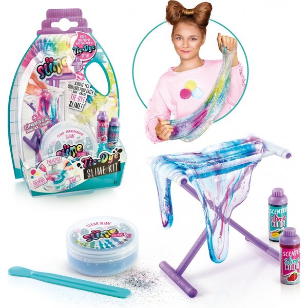 BigBuy Fun SO SLIME - Tie Dye Slime Kit 3 asst. (1149) /Arts and Crafts /Multi