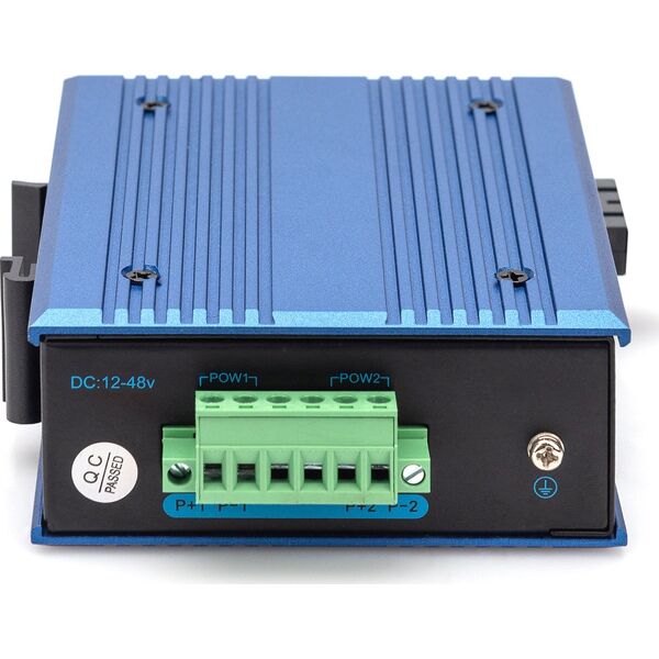 Μετατροπέας οπτικών ινών Digitus Digitus DN-652103-1 μετατροπέας δικτύου 1000 Mbit/s Πολυλειτουργικός, Μονός Μαύρος, Μπλε