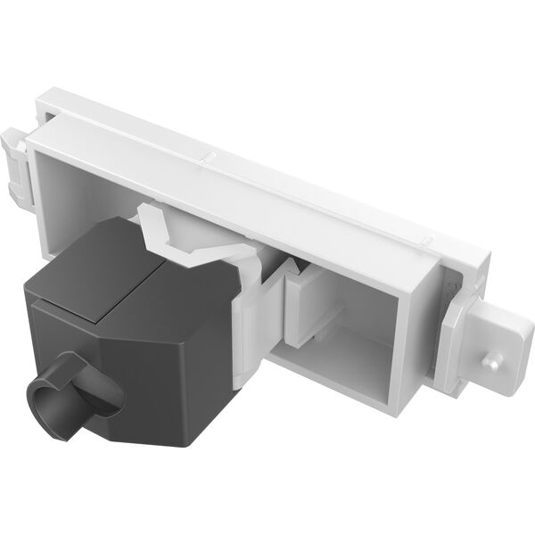 Vision VISION Techconnect Modulare AV-Frontplatte - 30 ΧΡΟΝΙΑ ΕΓΓΥΗΣΗ - RJ45 CAT6A-Μονάδα - Υποδοχή στο μπροστινό μέρος - Σφιγκτήρας γυμνού σύρματος στο πίσω μέρος - Χαμηλή διασταυρούμενη ομιλία (NEXT) ανά σχεδίαση - σύμφωνη με τις προϋποθέσεις εγγύησης σ