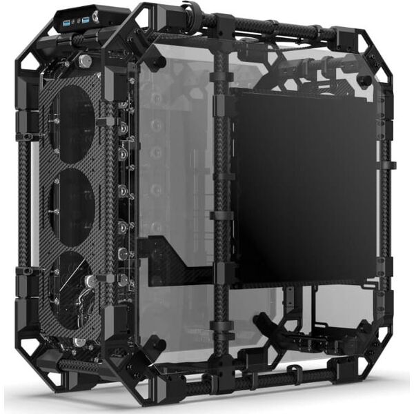 Κουτί Alphacool Alphacool Apex Pro Skeleton Carbon ATX