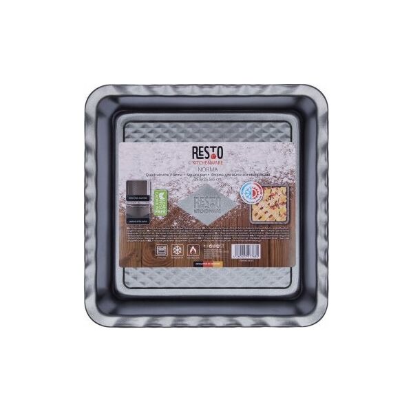 Resto RECTANGULAR BAKEWARE/25.5X25.5X5CM 96115 RESTO