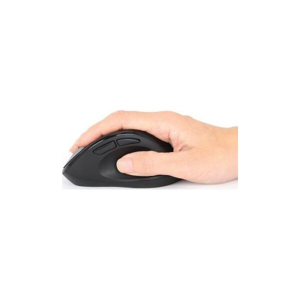 Mysz Manhattan MANHATTAN Ergonomische Funkmaus USB-A/C 6 Tasten + Mausrad