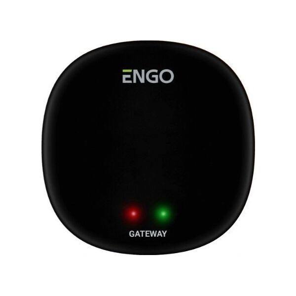 Engo Engo internetowy, podtynkowy regulator temperatury ZigBee, 230V, czarny 4 szt., bramka internetowa ZigBee EONE230BPROMOPACK+EGATEZB