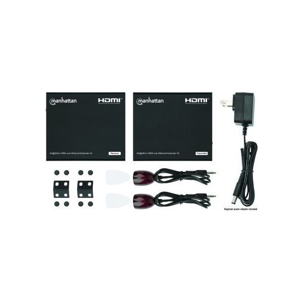 Manhattan MANHATTAN 4K@60Hz HDMI over Ethernet Extender Set bis zu 70m