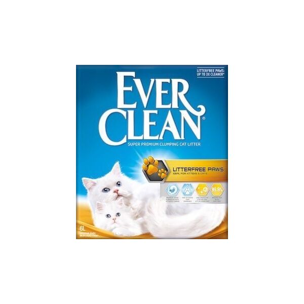 Άμμος για γάτες Everclean Everclean Ever Clean Litterfree Paws 6 L