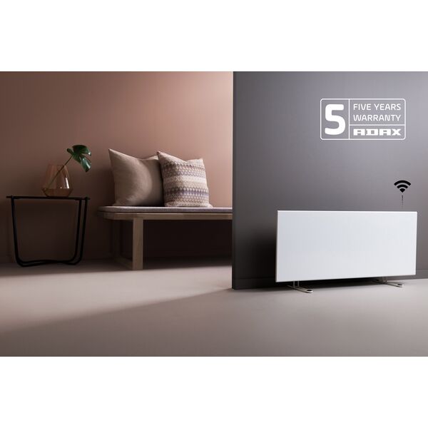 Θερμαντικό σώμα Adax ADAX Neo varmepanel med with Wifi, 600W, 230V, λευκό, Υ: 327 mm, Μ: 635 mm