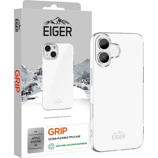 Eiger Eiger Grip Θήκη iPhone 16 διάφανη
