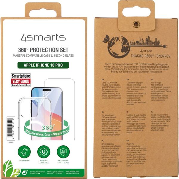 4smarts 4smarts 360° Premium Protection Set για Apple iPhone 16 Pro