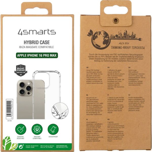 4smarts 4smarts Υβριδική Θήκη Ίμπιζα για Apple iPhone 16 Pro Max