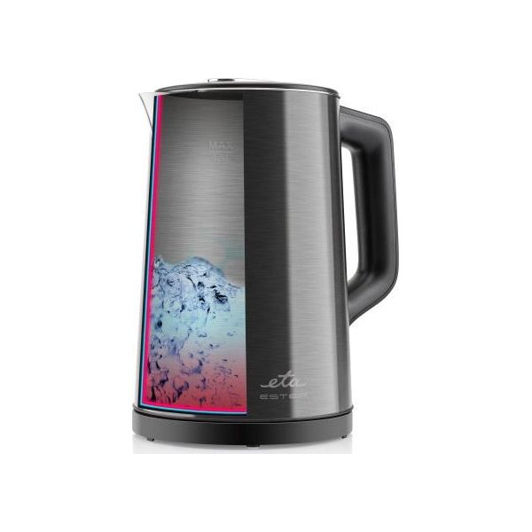 Βραστήρας Eta ETA Kettle | ETA459790000 | Ηλεκτρικός | 2200 W | 1.5 L | Ανοξείδωτο ατσάλι | Περιστρεφόμενη βάση 360° | Μαύρο