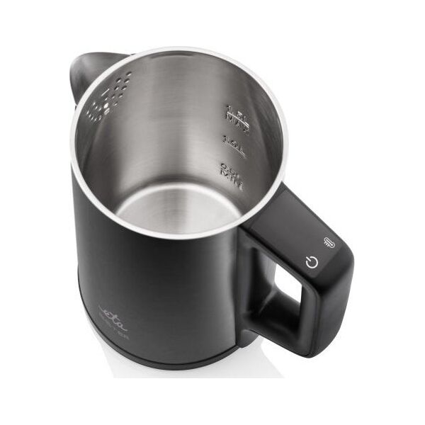 Βραστήρας Eta ETA Kettle | ETA459790000 | Ηλεκτρικός | 2200 W | 1.5 L | Ανοξείδωτο ατσάλι | Περιστρεφόμενη βάση 360° | Μαύρο