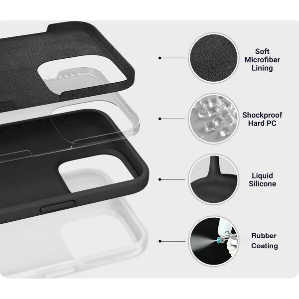 eStuff eSTUFF ES67120053-BULK θήκη για κινητό τηλέφωνο 17,5 cm (6.9") Μαύρο