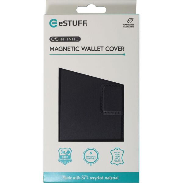 eStuff eSTUFF ES67160105 θήκη για κινητό τηλέφωνο 17,5 εκ. (6.9") Με καπάκι Μαύρο