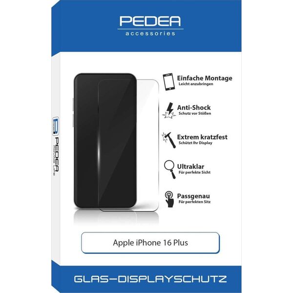 Pedea PEDEA Προστατευτικό Γυαλί Οθόνης Apple iPhone 16 Plus