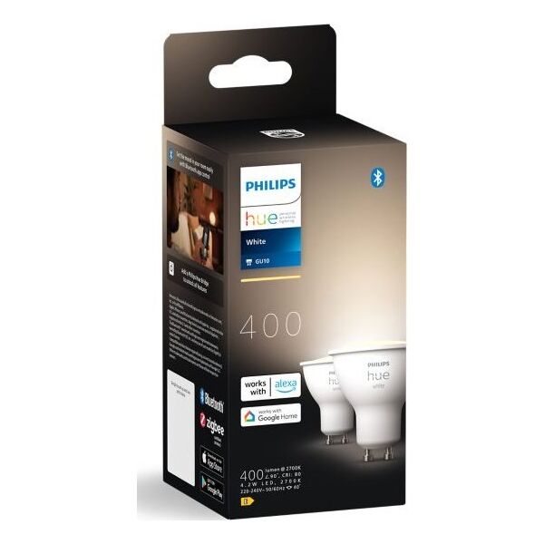 Philips LIGHT BULB GU10 HUE WHITE/2PACK 929003666902 PHILIPS