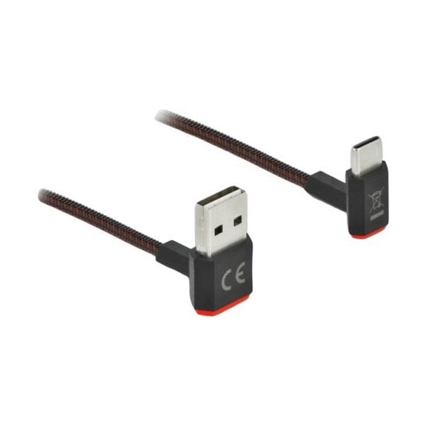 Καλώδιο USB Delock DeLOCK 85274, 0.2 m, USB A, USB C, USB 2.0, Μαύρο