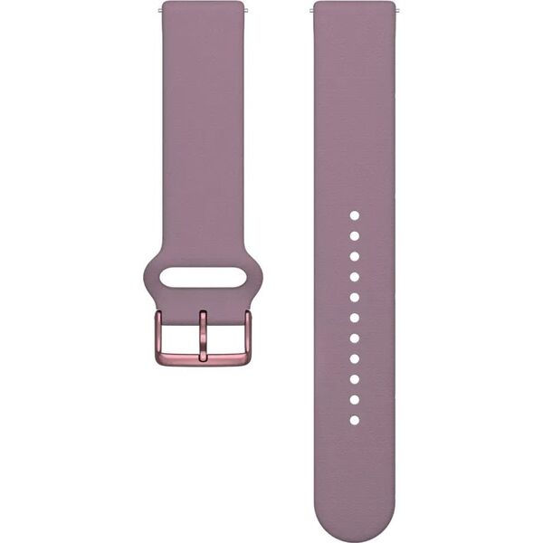 Λουράκι ρολογιού Polar Polar 20mm S-L T, μοβ σιλικόνη
