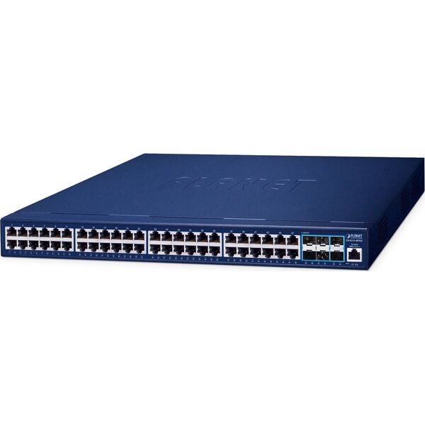 Διακόπτης Planet PLANET GS-6311-48T6X Layer 3 48-Port 10/100/1000T + 6-Port 10G SFP+ Managed Ethernet Switch (hardware-based Layer 3 RIPv1/v2, OSPFv2 dynamic routing, supports ERPS Ring) (GS-6311-48T6X) Διαχειριζόμενος L3 Gigabit Ethernet (10/100/1000) Μπ
