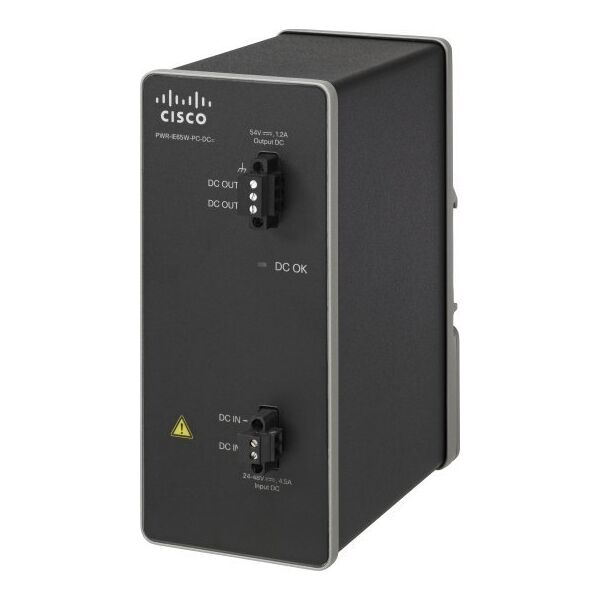 Zasilacz serwerowy Cisco Cisco PWR-IE65W-PC-DC= adapter zasilający/ inwentor Wewnętrzna 65 W Czarny