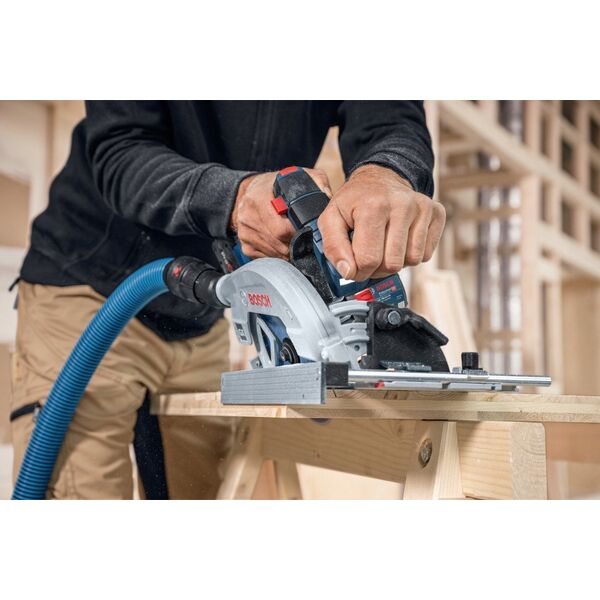Pilarka tarczowa Bosch Bosch cordless portable circular saw GKS 18V-57-2 GX Professional solo, 18Volt (blue/black, without battery and charger)