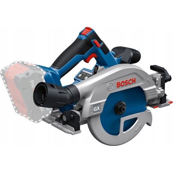 Pilarka tarczowa Bosch Bosch cordless portable circular saw GKS 18V-57-2 GX Professional solo, 18Volt (blue/black, without battery and charger)