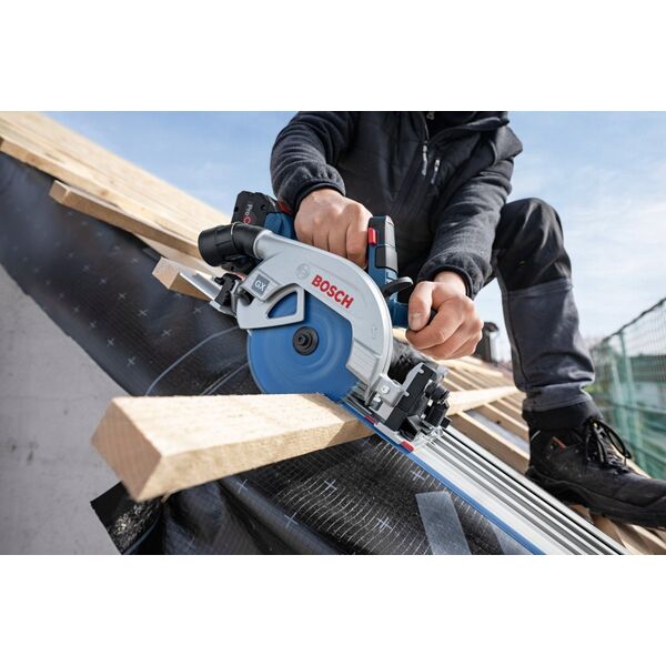 Pilarka tarczowa Bosch Bosch cordless portable circular saw GKS 18V-57-2 GX Professional solo, 18Volt (blue/black, without battery and charger)